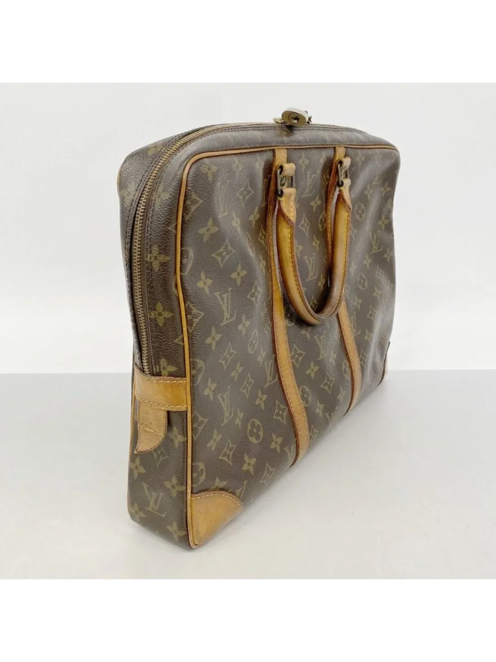 Louis Vuitton Business Bag Monogram Porte Documents Voyage Brown